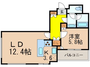 富ヶ谷スプリングスの物件間取画像